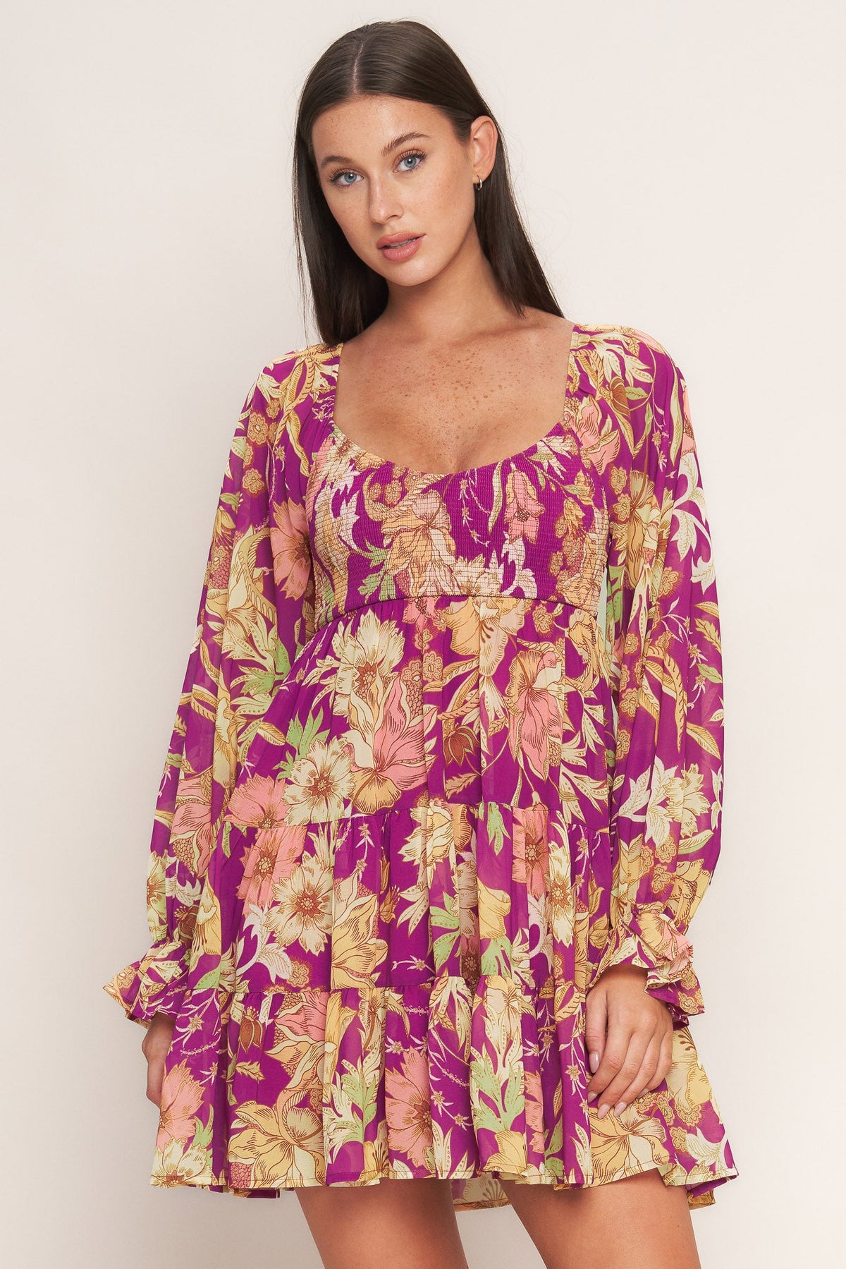 KEEPER OF MY HEART WOVEN MINI DRESS