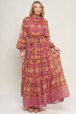YOU ENCHANT ME WOVEN MAXI DRESS