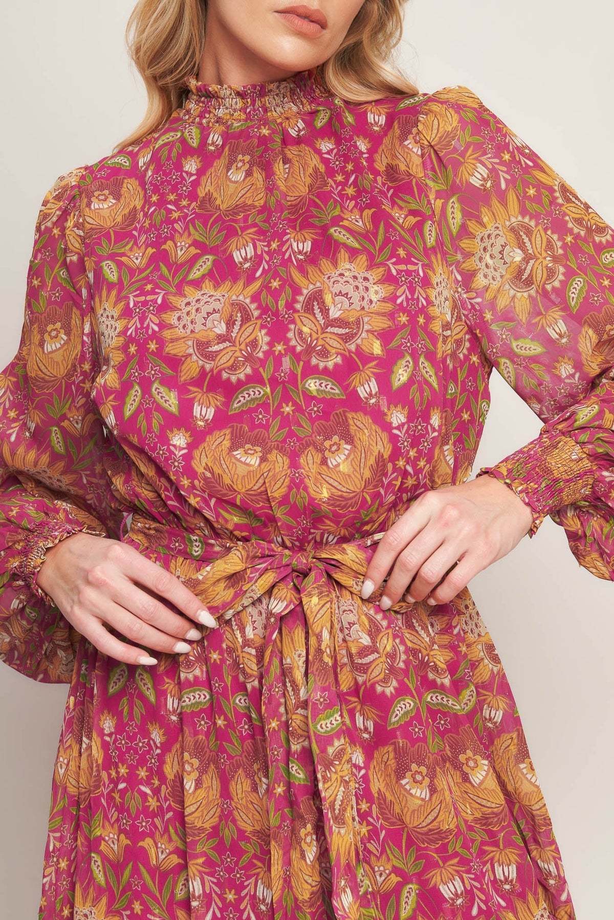 YOU ENCHANT ME WOVEN MAXI DRESS