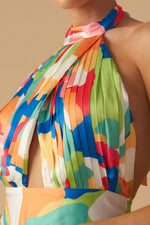 KEEP BLOOMING WOVEN MAXI DRESS