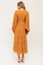 MOMENT MAKER WOVEN MIDI DRESS