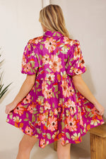 CONCEPTUALLY CHIC WOVEN MINI DRESS