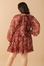 ARTISTIC ESSENCE WOVEN MINI DRESS