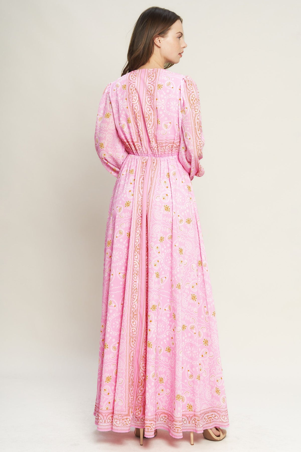 RIPPLES OF TIME WOVEN MAXI DRESS