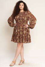 SWEET REMINISCENCE WOVEN MINI DRESS