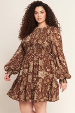 SWEET REMINISCENCE WOVEN MINI DRESS