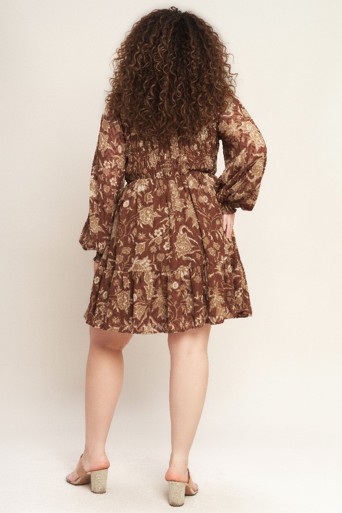 SWEET REMINISCENCE WOVEN MINI DRESS