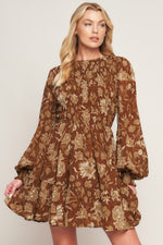 SWEET REMINISCENCE WOVEN MINI DRESS