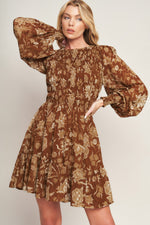 SWEET REMINISCENCE WOVEN MINI DRESS