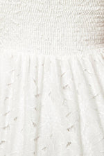 WISHING WELL WHITE WOVEN LACE MAXI DRESS