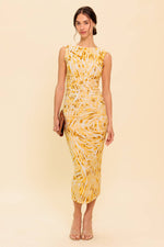 LIVING IN WONDERLAND WOVEN MAXI DRESS