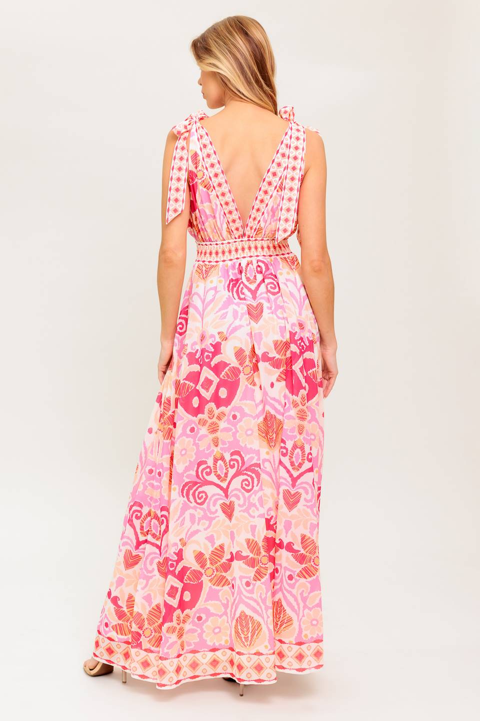 LEACE IT TO FATE WOVEN MAXI DRESS
