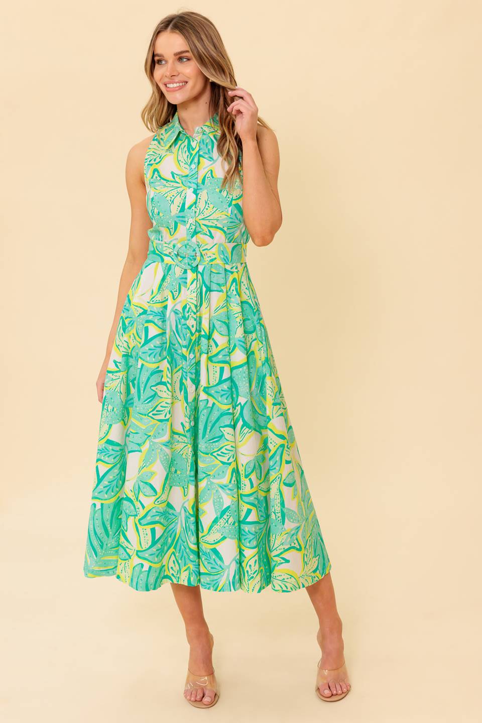 DAYS WITH YOU WOVEN MDI DRESS