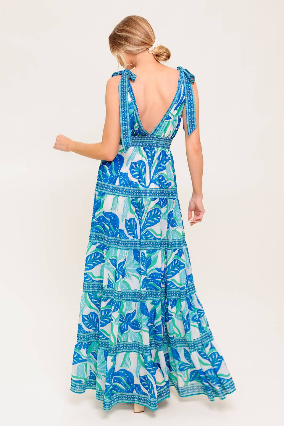 SHOW YOUR LOVE WOVEN MAXI DRESS