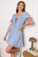 BREEZE THROUGH PARADISE WOVEN MINI DRESS