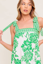 GARDEN TALES WOVEN MAXI DRESS