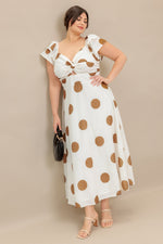 MOJITO MOOD WOVEN MIDI DRESS