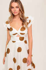 MOJITO MOOD WOVEN MIDI DRESS