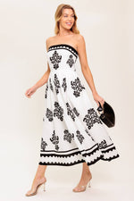 MYSTIC TWILIGHT WOVEN MDI DRESS