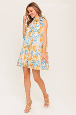 SUMMER SPELL IVORY WOVEN MINI DRESS