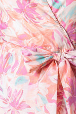 BLESS YOUR HEART CORAL WOVEN MINI DRESS