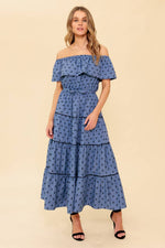 YOU'RE UNFORGETTABLE WOVEN MDI DRESS