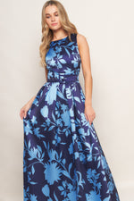 SAPPHIRE FANTASY WOVEN MAXI DRESS