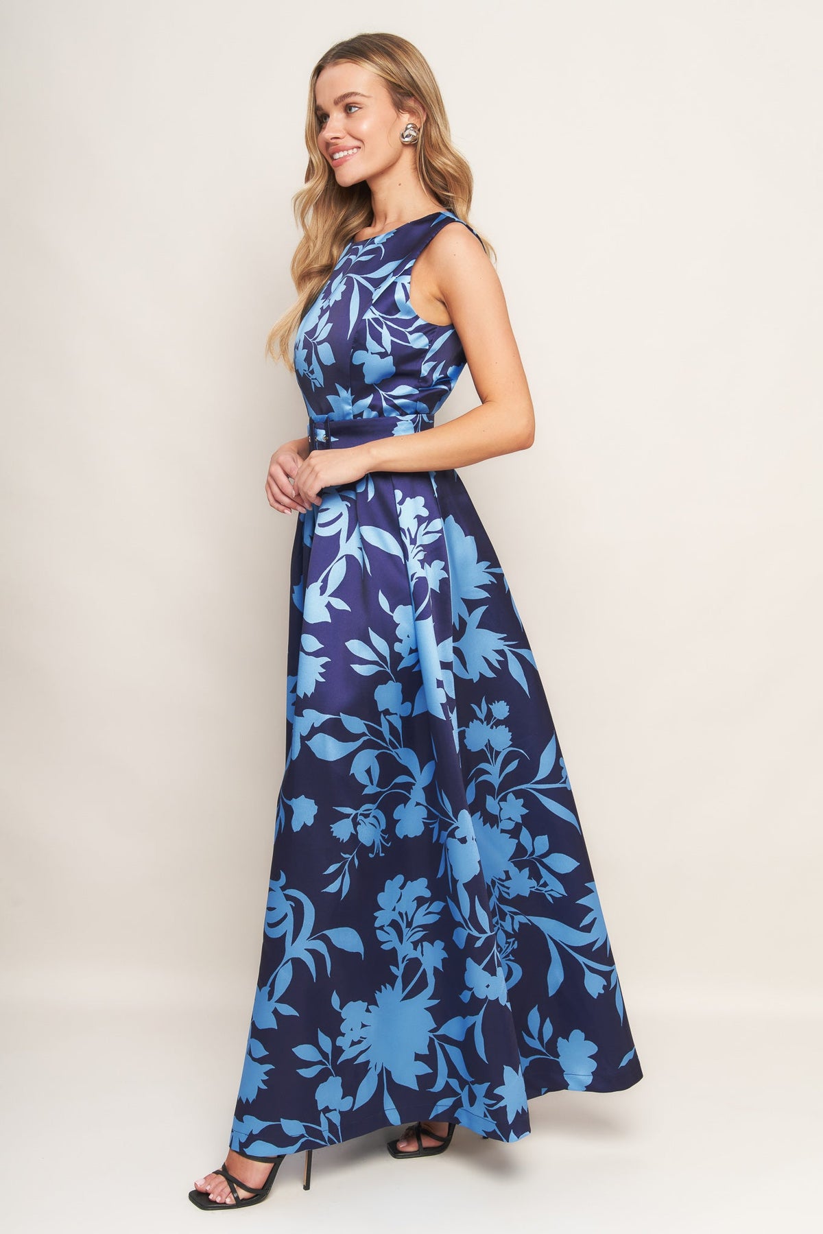 SAPPHIRE FANTASY WOVEN MAXI DRESS