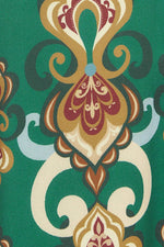 MODERN RETRO BLOOM WOVEN MIDI DRESS