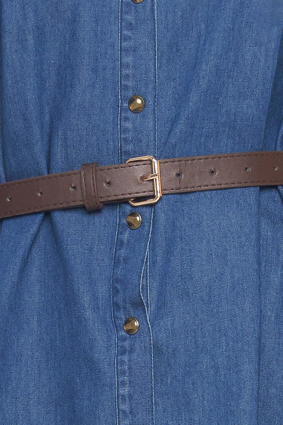 BLUEBIRD COWGIRL DENIM MINI DRESS