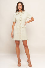 BOUCLÉ AFFAIR TWEED MINI DRESS