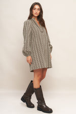 DESERT DUST WOVEN MINI DRESS