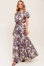 PETAL WALTZ WOVEN MAXI SKIRT