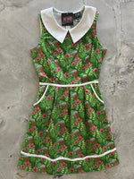 Flowers Collared Dress