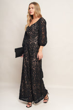 TREASURE TROVE WOVEN LACE JUMPSUIT