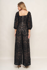 TREASURE TROVE WOVEN LACE JUMPSUIT