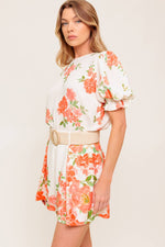 LOVELY DAYS IVORY WOVEN SHORT