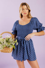 STAY ON YOUR MIND WOVEN ROMPER