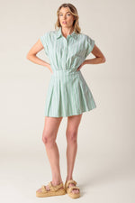 BRIDGET LA FRANCE WOVEN ROMPER