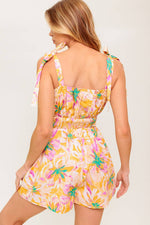 MOONLIT PATHWAY WOVEN ROMPER