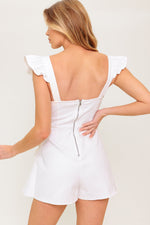 EXPLORING NEW CITIES WOVEN SKORT ROMPER