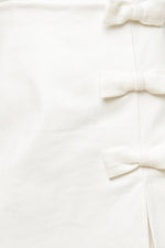 OPEN MINDED DENIM WOVEN SKORT ROMPER