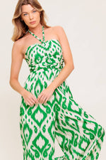 ANGELIC TOUCH GREEN WOVEN JUMPSUIT