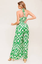 ANGELIC TOUCH GREEN WOVEN JUMPSUIT