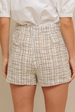 MODERN BALANCE WOVEN TWEED SKORT