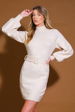 ALONG THE SHORELINESWEATER MIDI DRESS