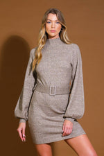 ALONG THE SHORELINESWEATER MIDI DRESS