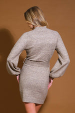 ALONG THE SHORELINESWEATER MIDI DRESS