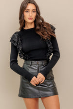 FIGHT THE FEELING SWEATER TOP