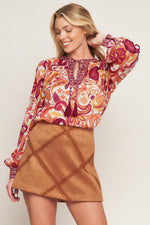 NEVER WANNA LEAVE WOVEN TOP